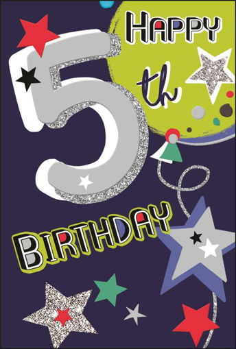 Picture of HAPPY 5TH BIRTHDAY CARD